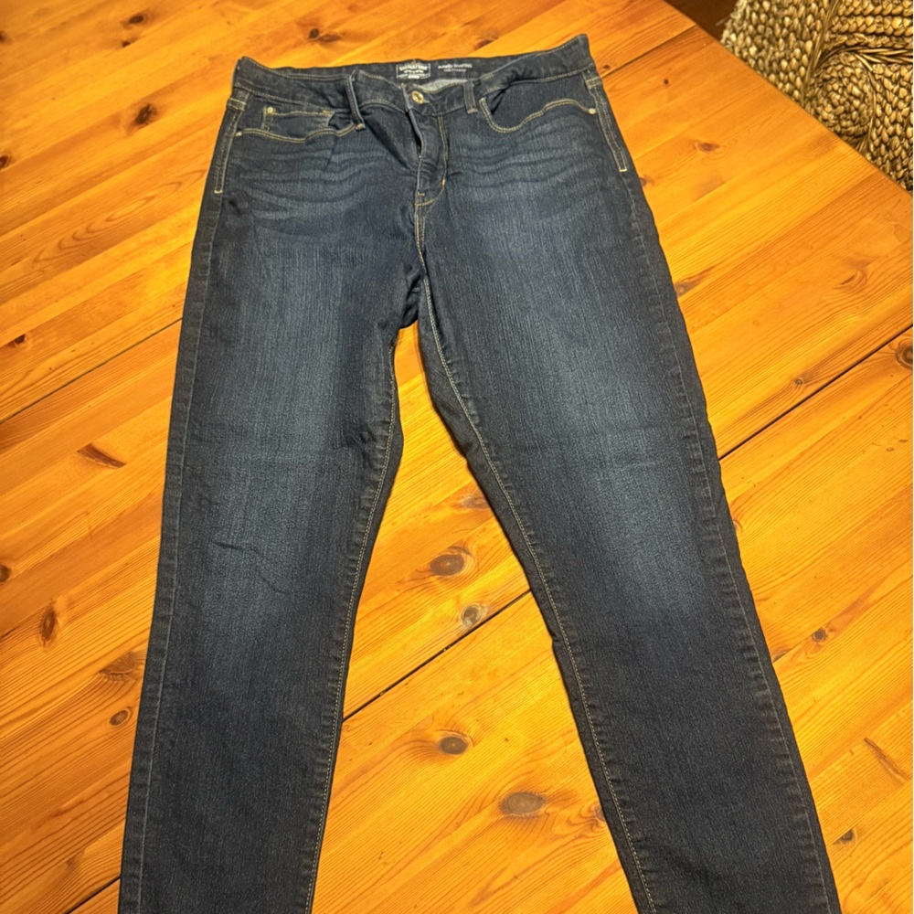Signature Women's Straight Leg Jeans - Deep Indigo